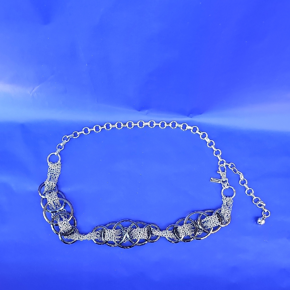 Retro Silver Chain Belt